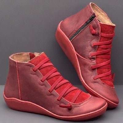 Wren | Laced Side-Zip Ankle Boots