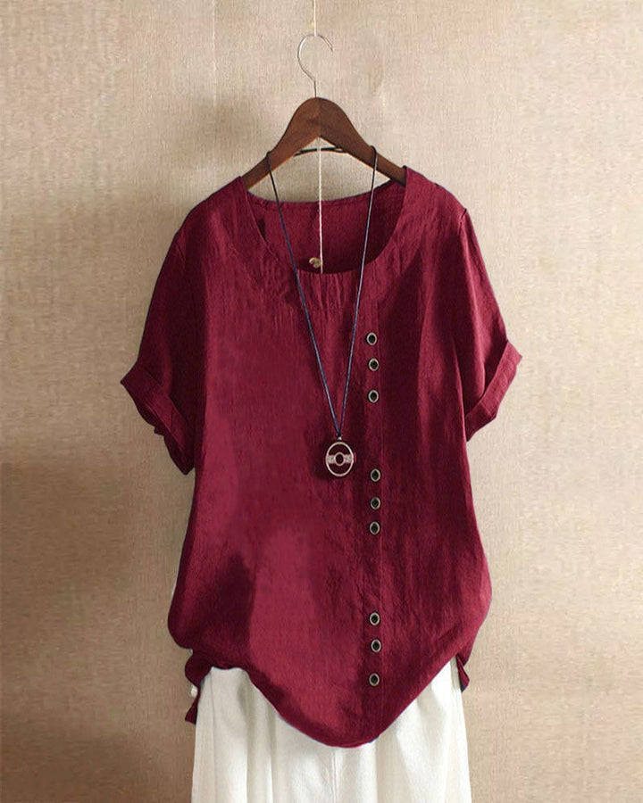 Olivia | Classic Button Detail Blouse