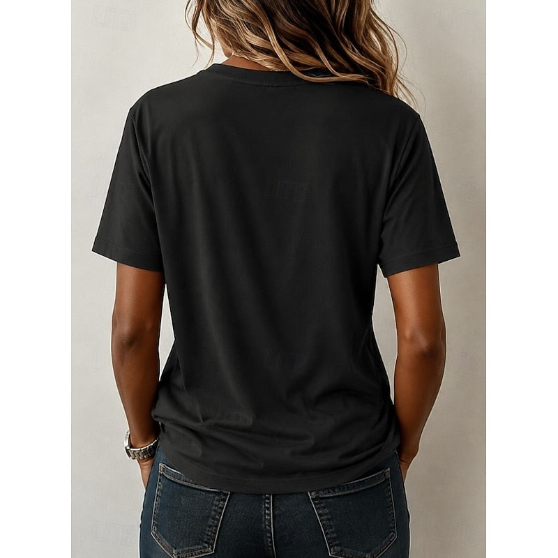 Freya | Playful Halloween Crew-Neck T-Shirt