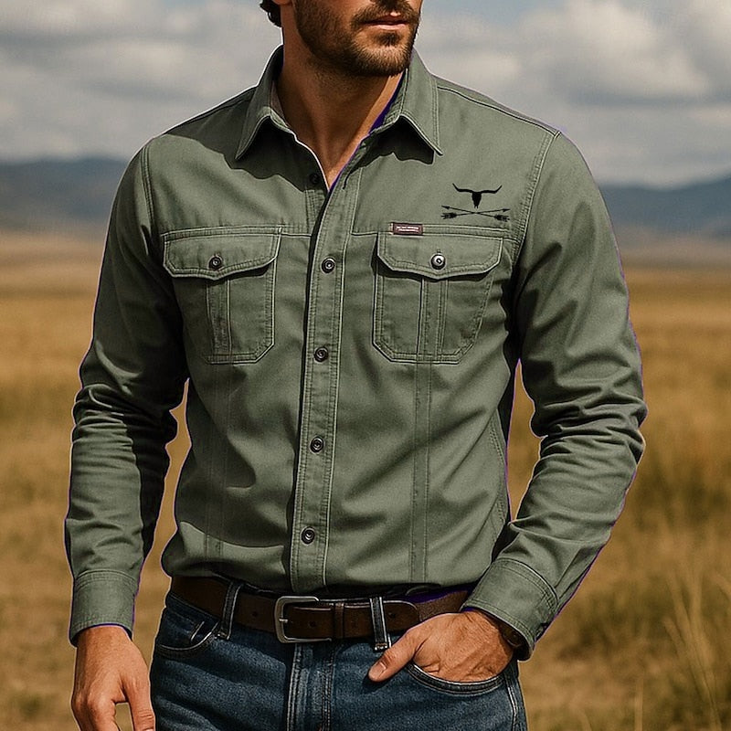 Wyatt | Rugged Western Work Shirt