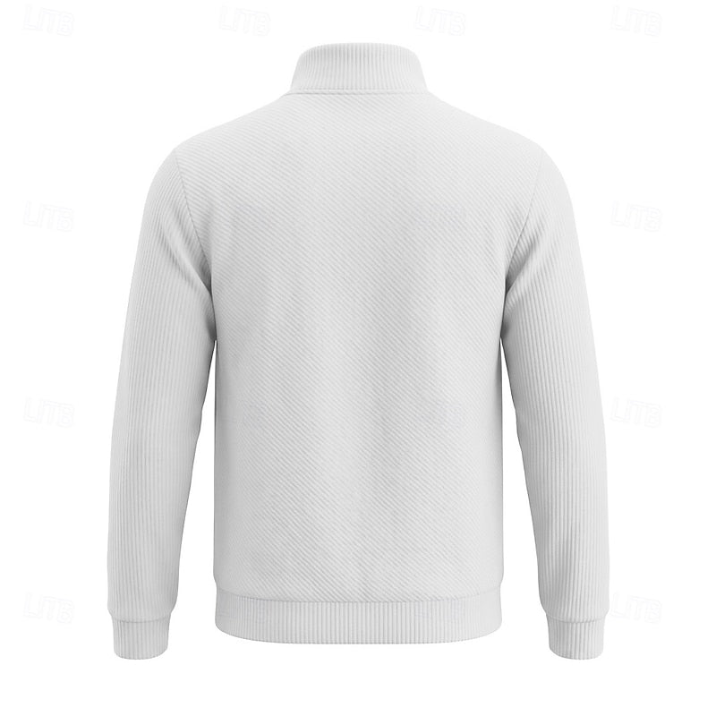 Sawyer | Textured Quarter-Zip Pullover