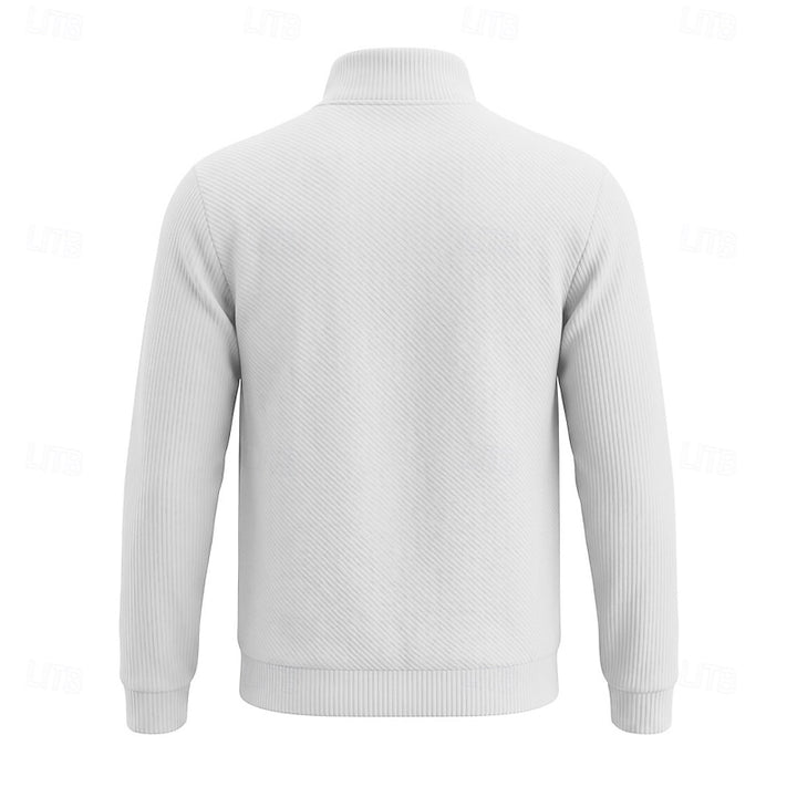 Sawyer | Textured Quarter-Zip Pullover