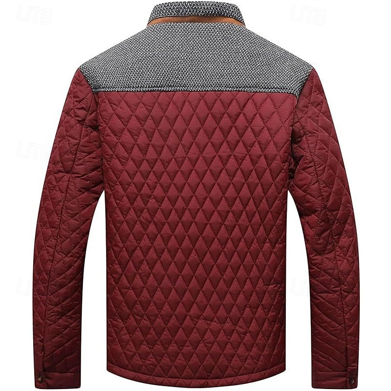 Leland | Quilted Stand-Collar Jacket