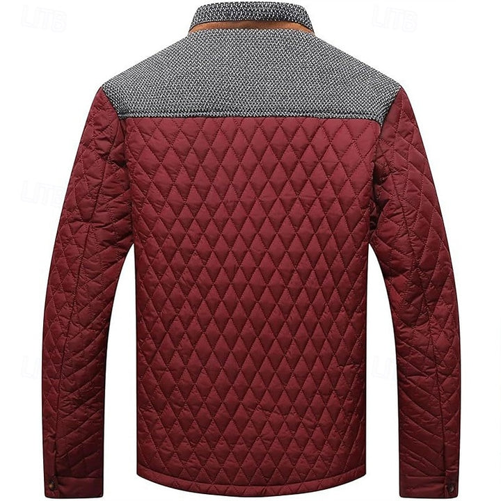 Leland | Quilted Stand-Collar Jacket