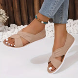 Delphine | Comfort Cross-Strap Sandals