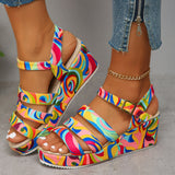 Gloria | Comfort Platform Ankle-Strap Sandals