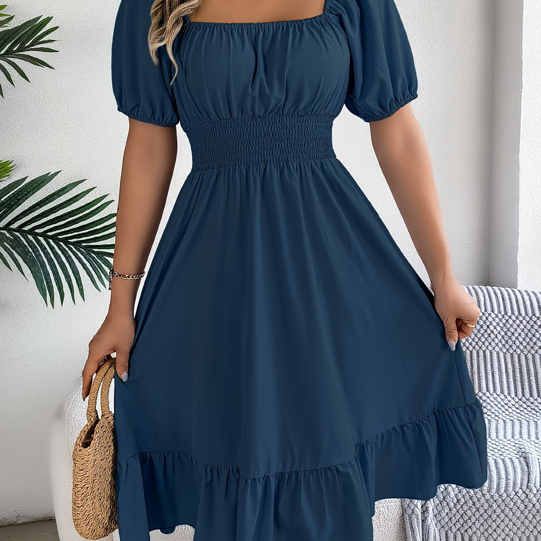 Lorraine | Square Neck A-Line Dress