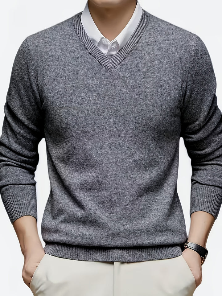 Vincent | Refined V-Neck Sweater