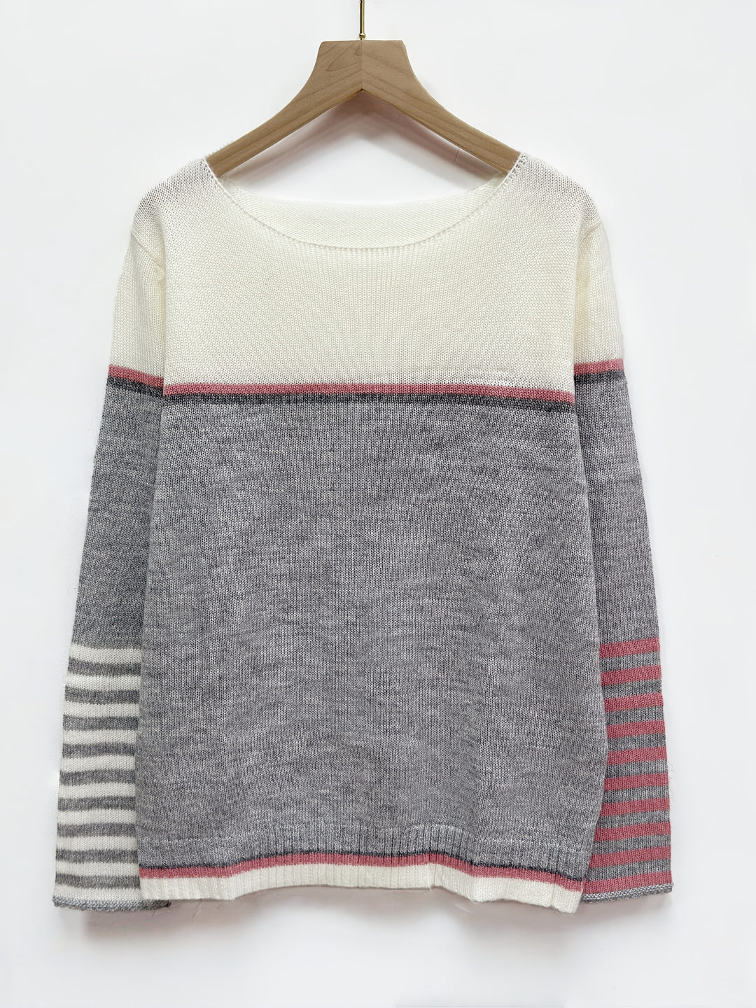 Sabine | Boat-Neck Color-Block Sweater