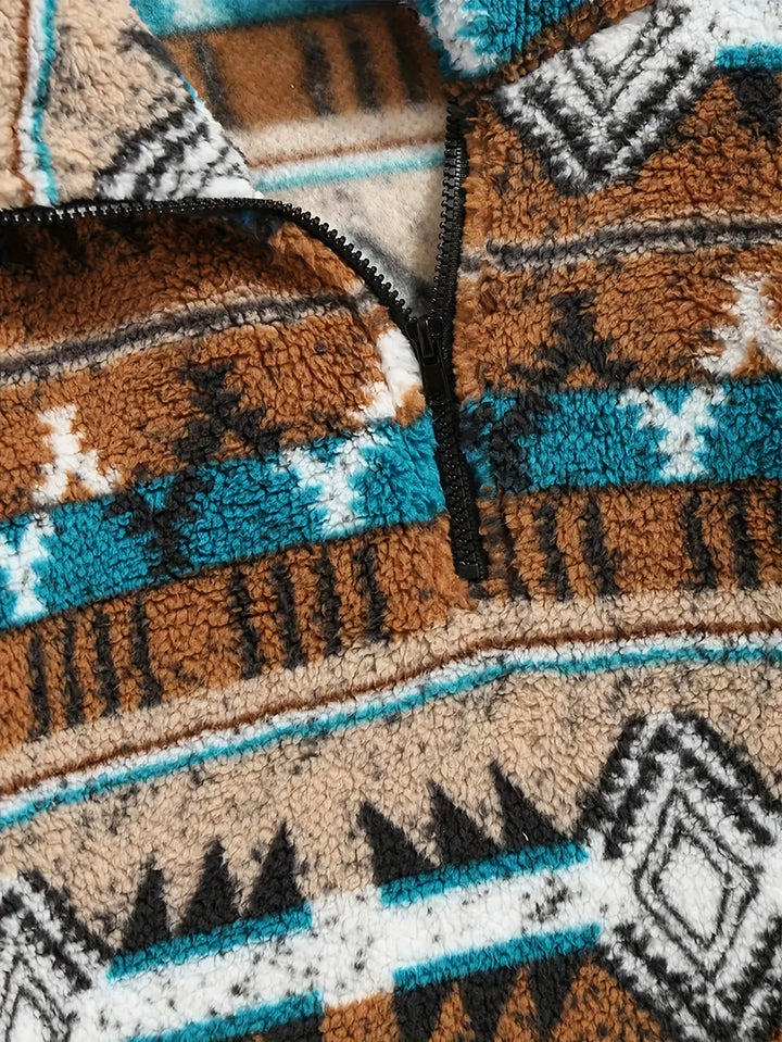 Dawson | Patterned Half-Zip Pullover