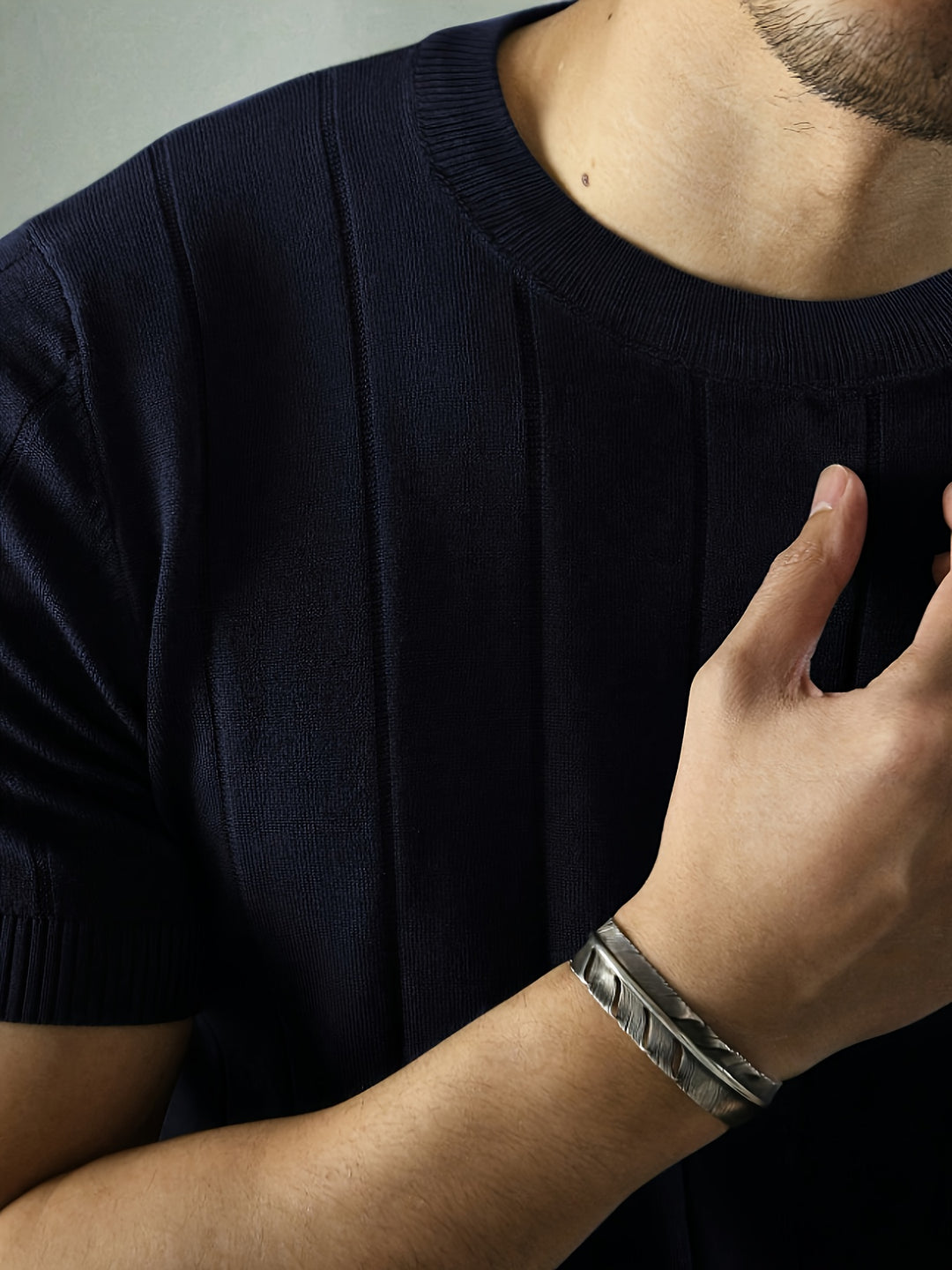 Landon | Ribbed Short-Sleeve Top