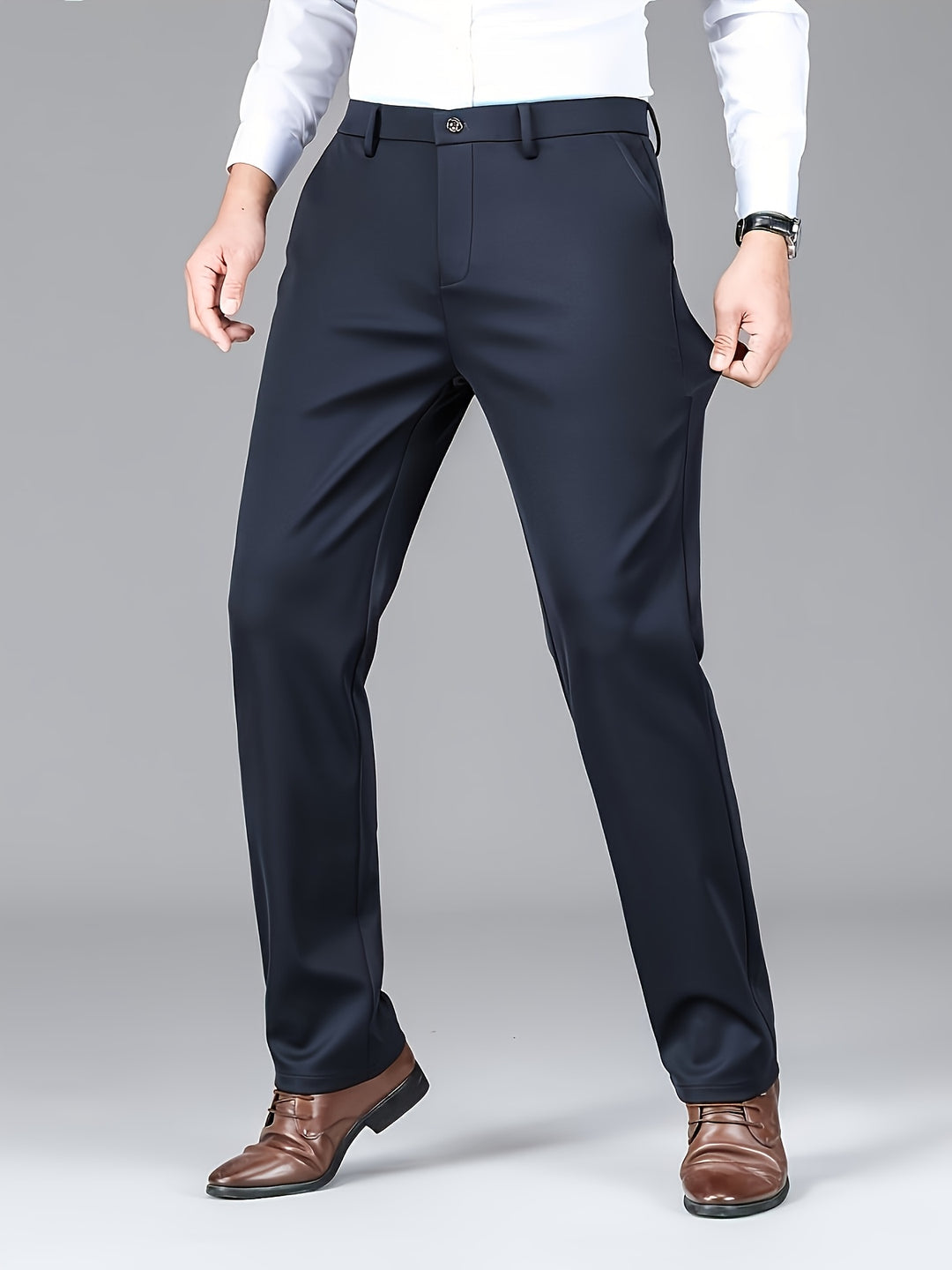 Gregory | Tailored Straight-Cut Trousers
