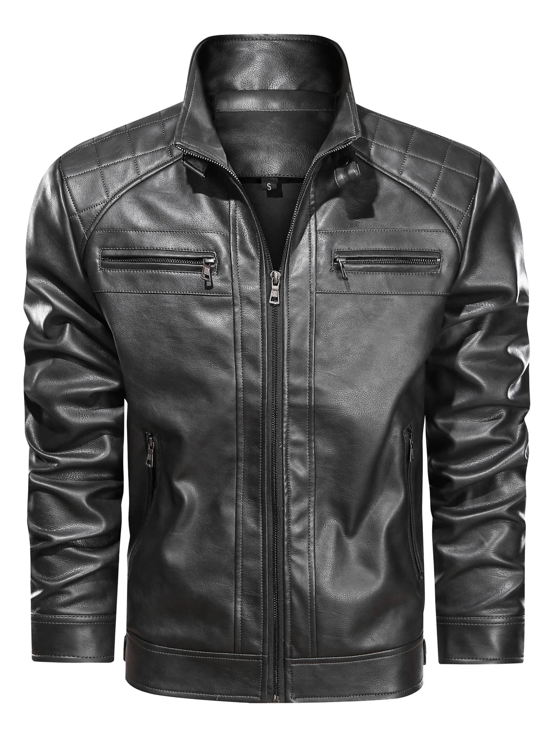 Declan | Stand-Collar Biker Jacket