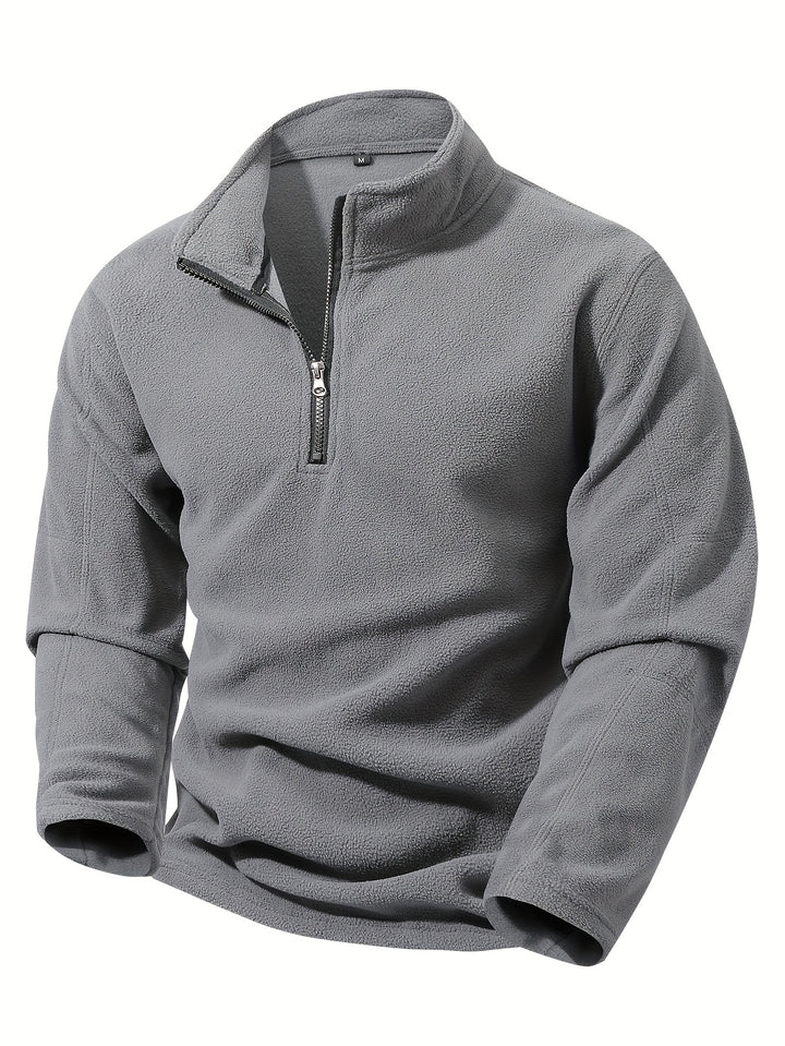 Foster | Stand-Collar Half-Zip Pullover
