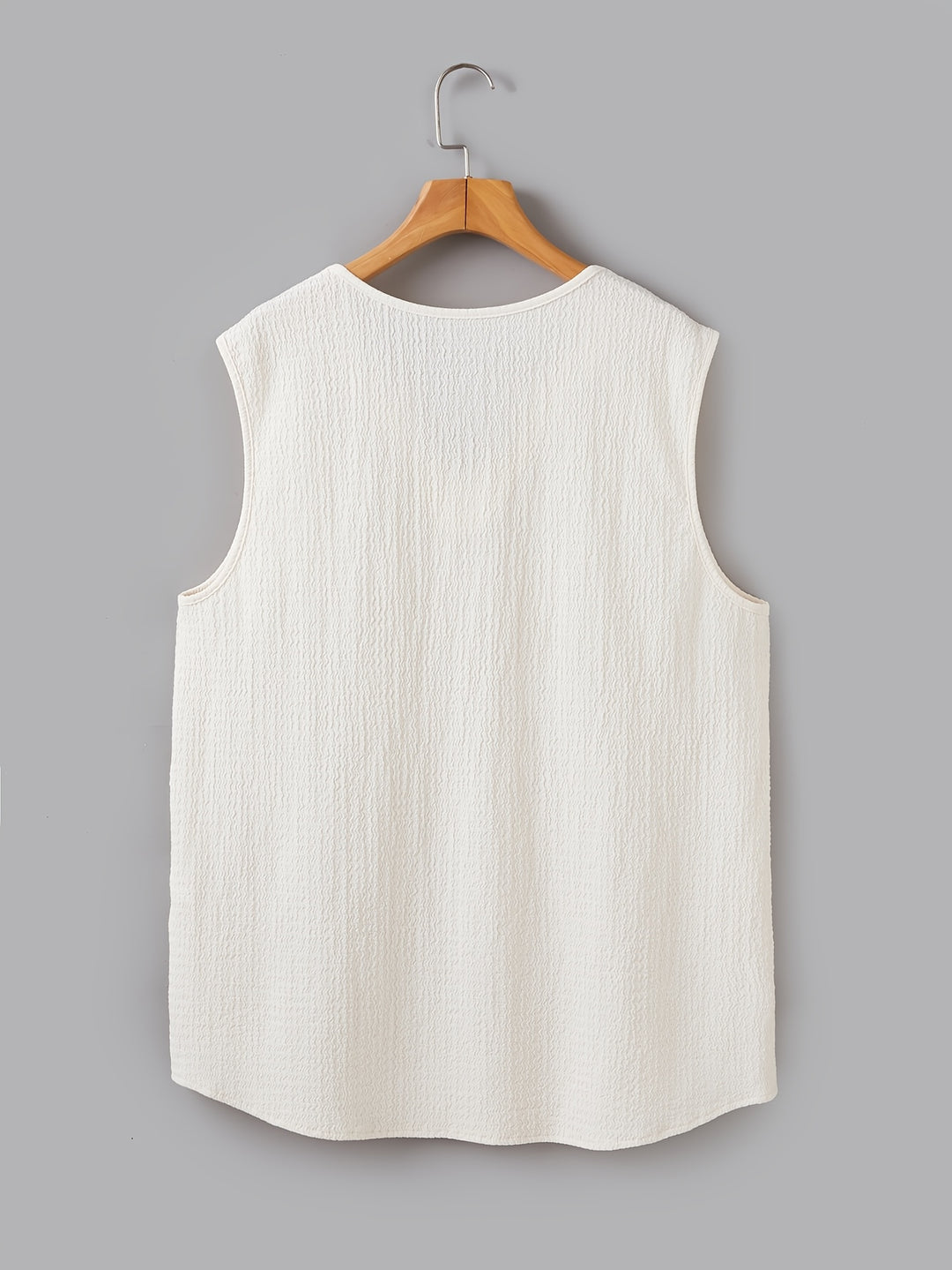 Damon | Relaxed Split-Neck Tank Top