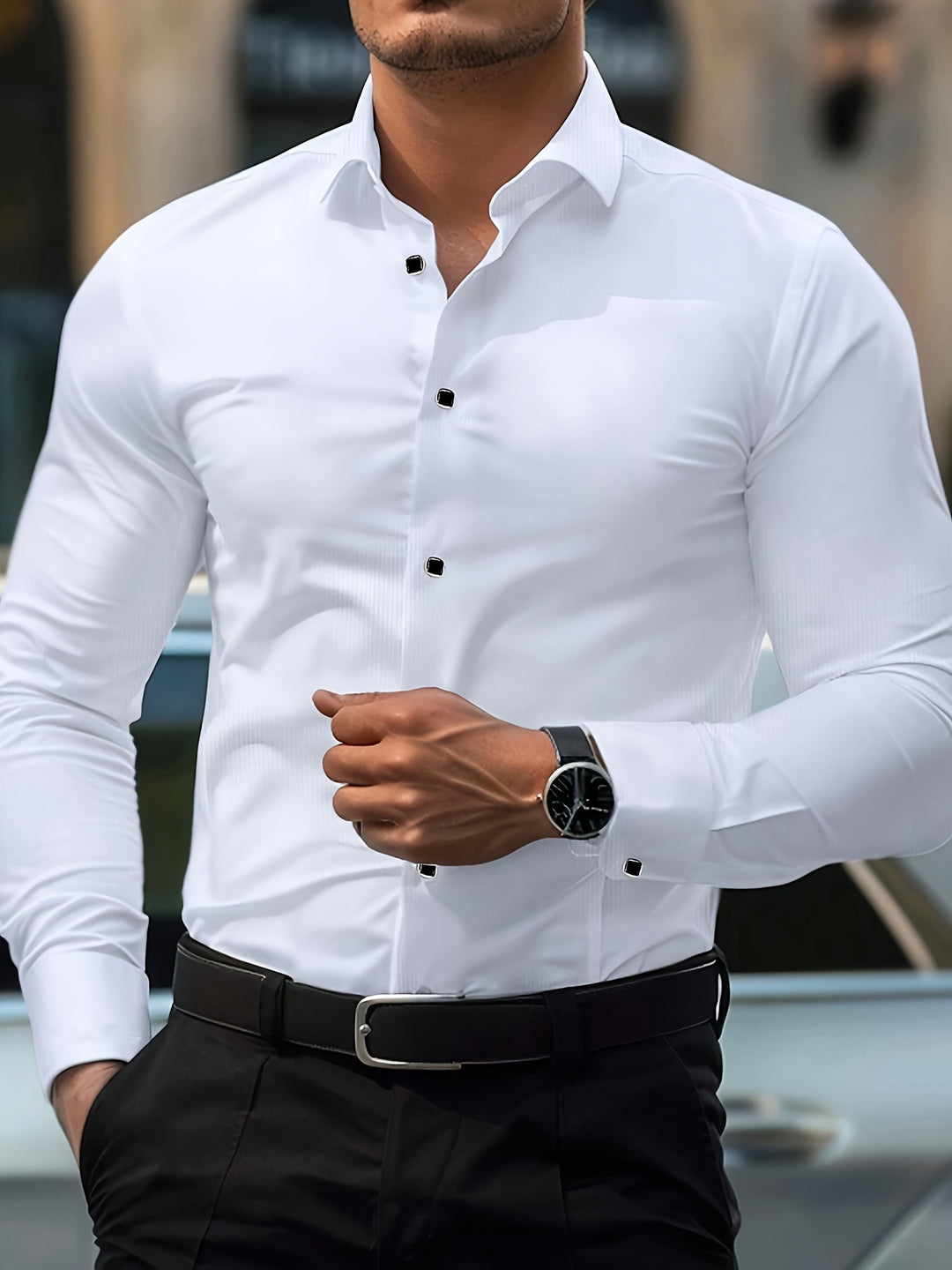Quentin | Refined Slim-Fit Dress Shirt