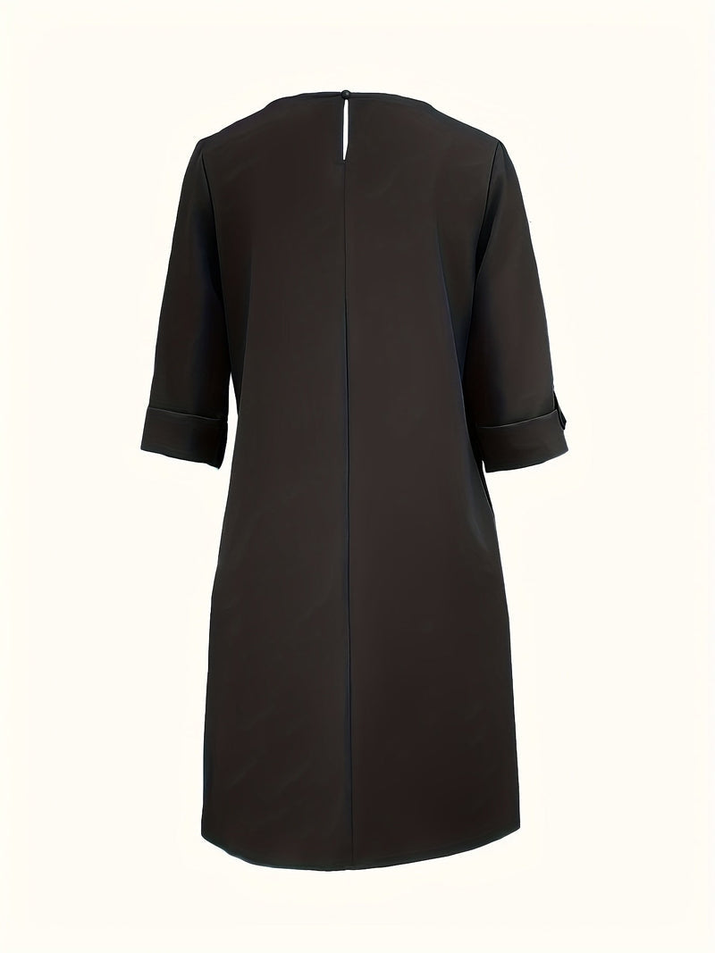 Eleanor | Comfortable Round Neck Dress