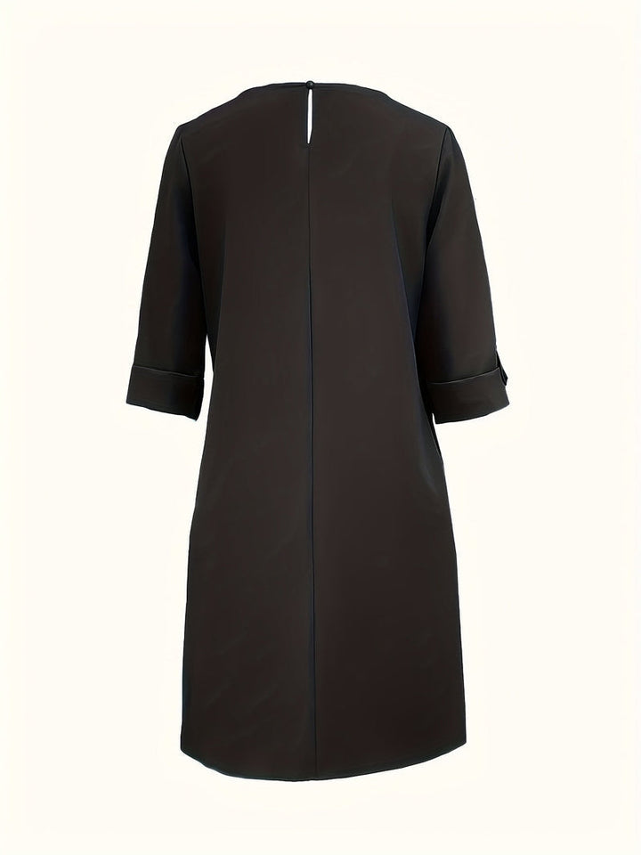 Eleanor | Comfortable Round Neck Dress