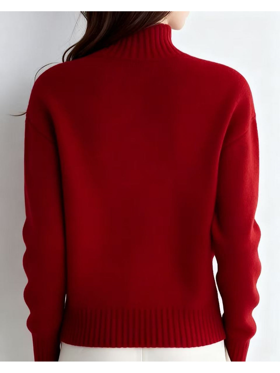 Elspeth | Buttoned Mock-Neck Cardigan