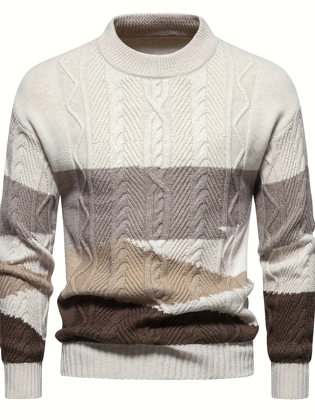 Bruno | Textured Colorblock Sweater