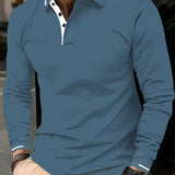 Emerson | Refined Long-Sleeve Polo Shirt