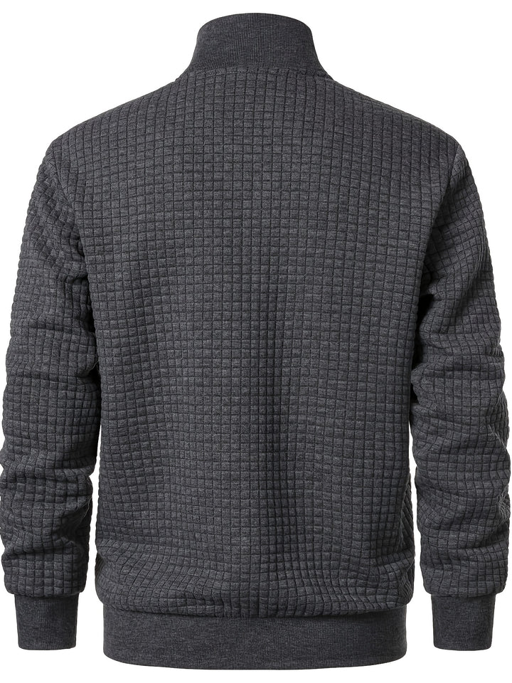 Griffin | Textured Zip-Up Jacket