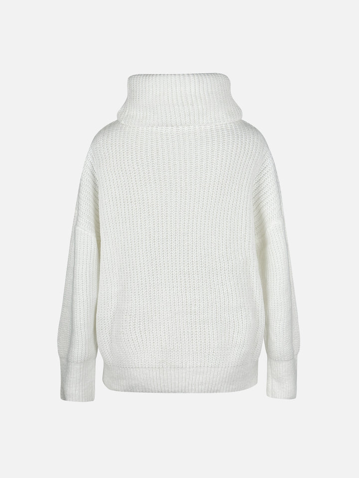 Gwendolyn | Cozy Button-Cuff Turtleneck Sweater