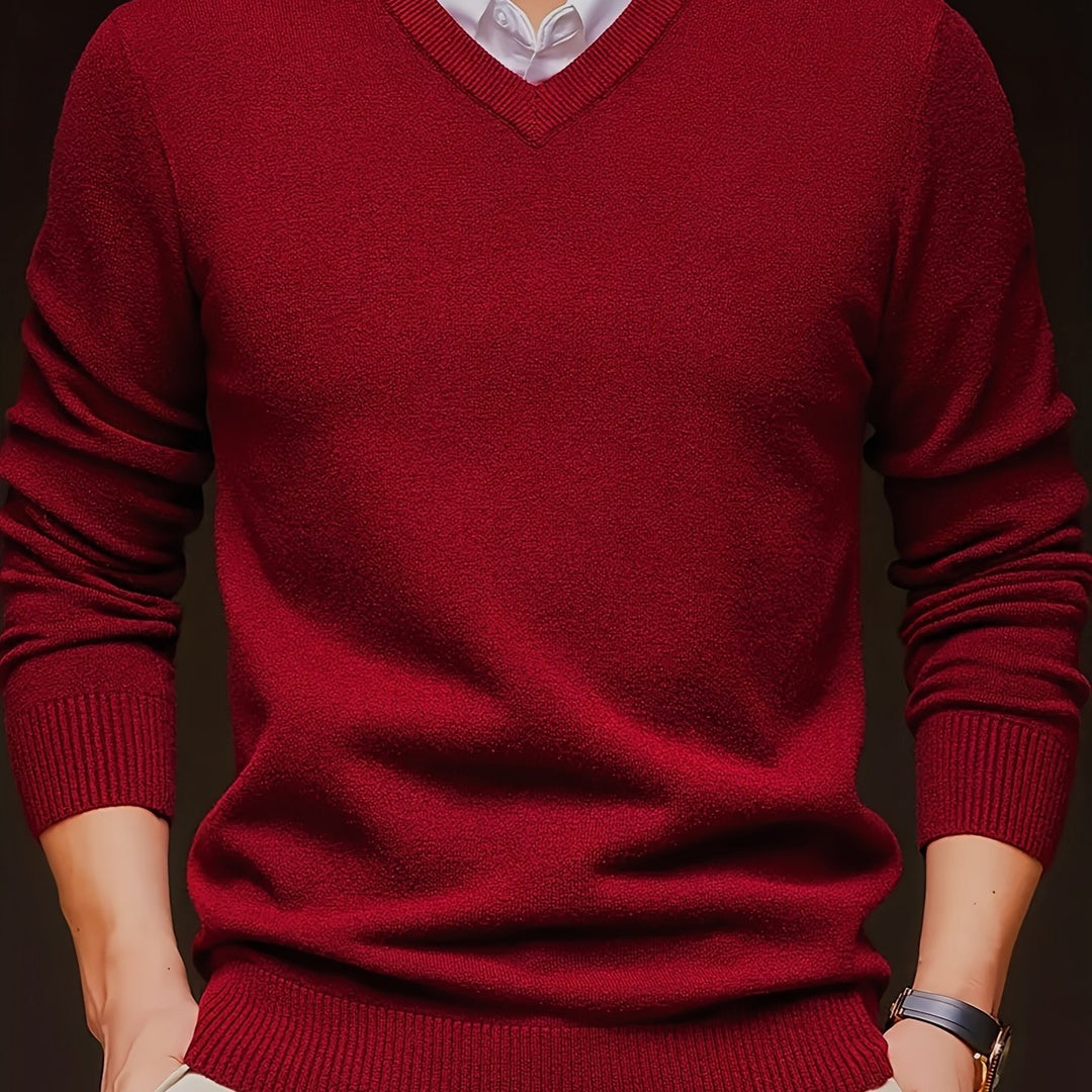 Vincent | Refined V-Neck Sweater