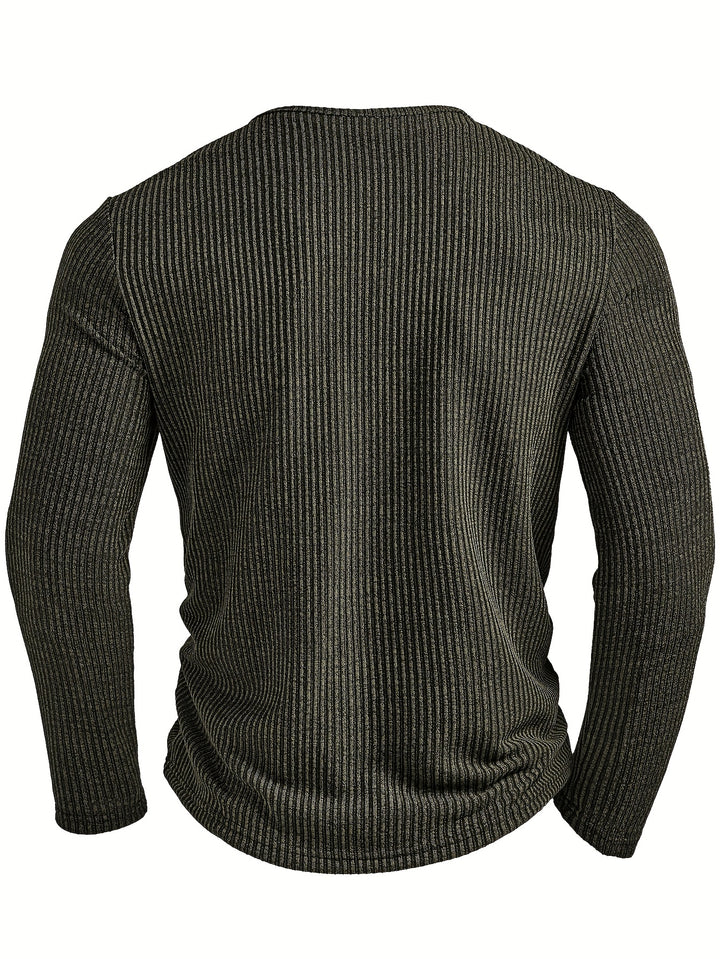 Callahan | Ribbed Long-Sleeve Henley