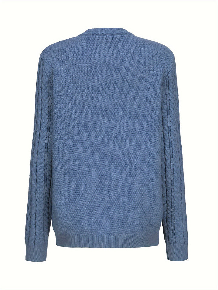 Annalise | Cable-Knit Button Cardigan