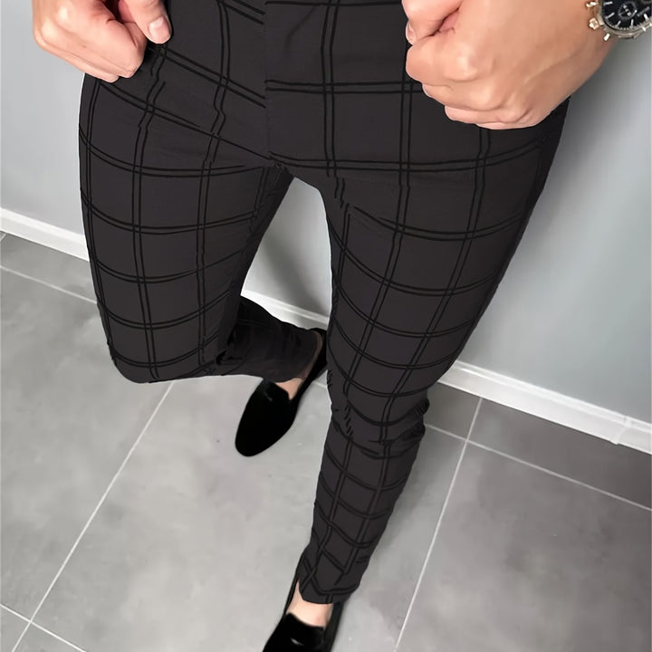 Percy | Refined Checked Trousers