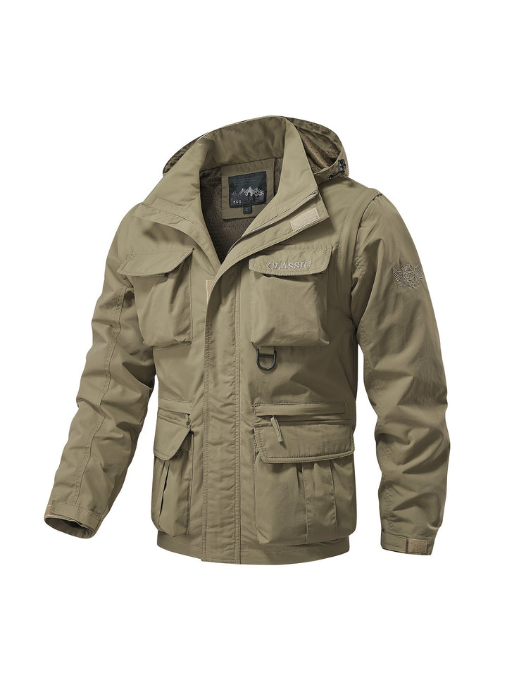 Griffin | Adventure-Ready Hooded Cargo Jacket