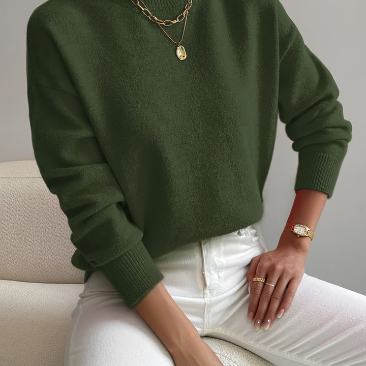 Annika | Refined Mock Neck Sweater