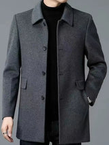 Nicholas | Refined Single-Breasted Coat