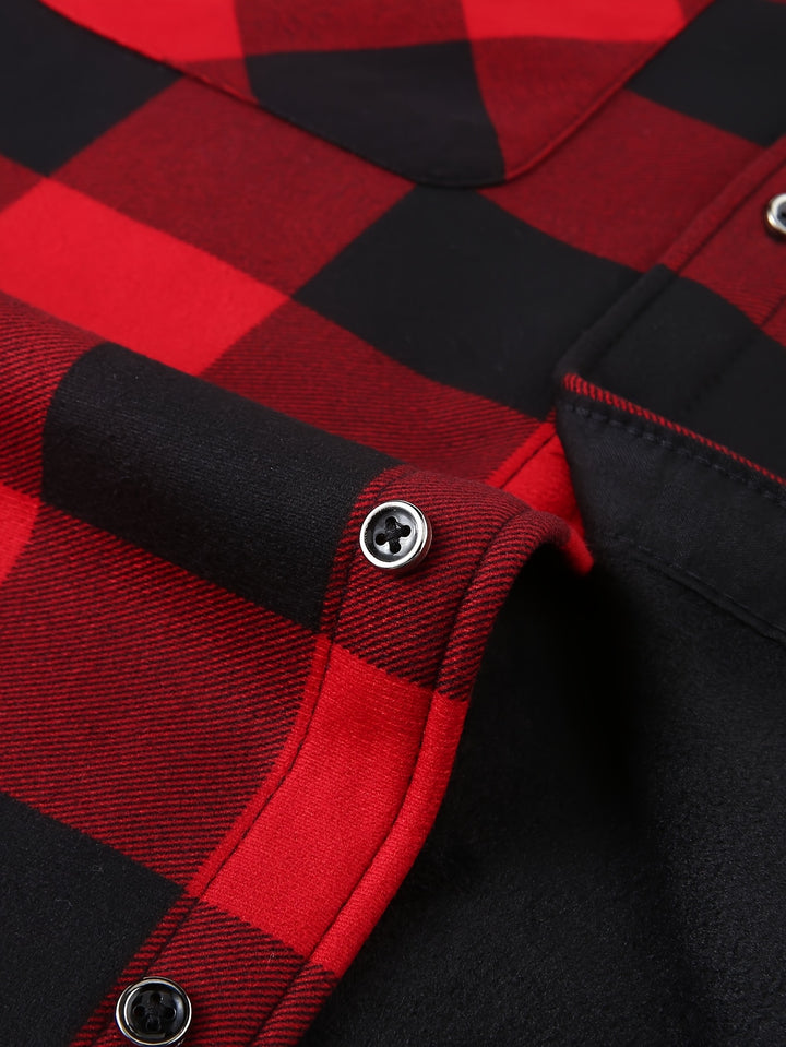 Clayton | Hooded Plaid Overshirt