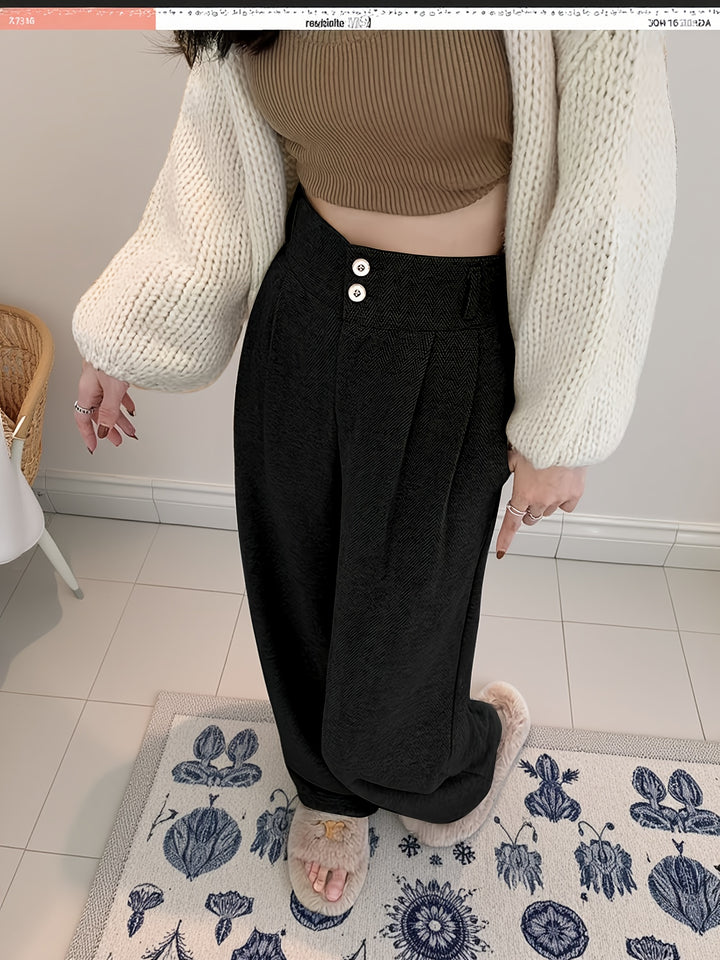 Penelope | High-Waisted Wide-Leg Trousers