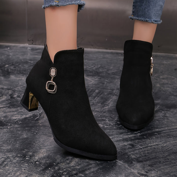 Marcella | Refined Block-Heel Ankle Boots