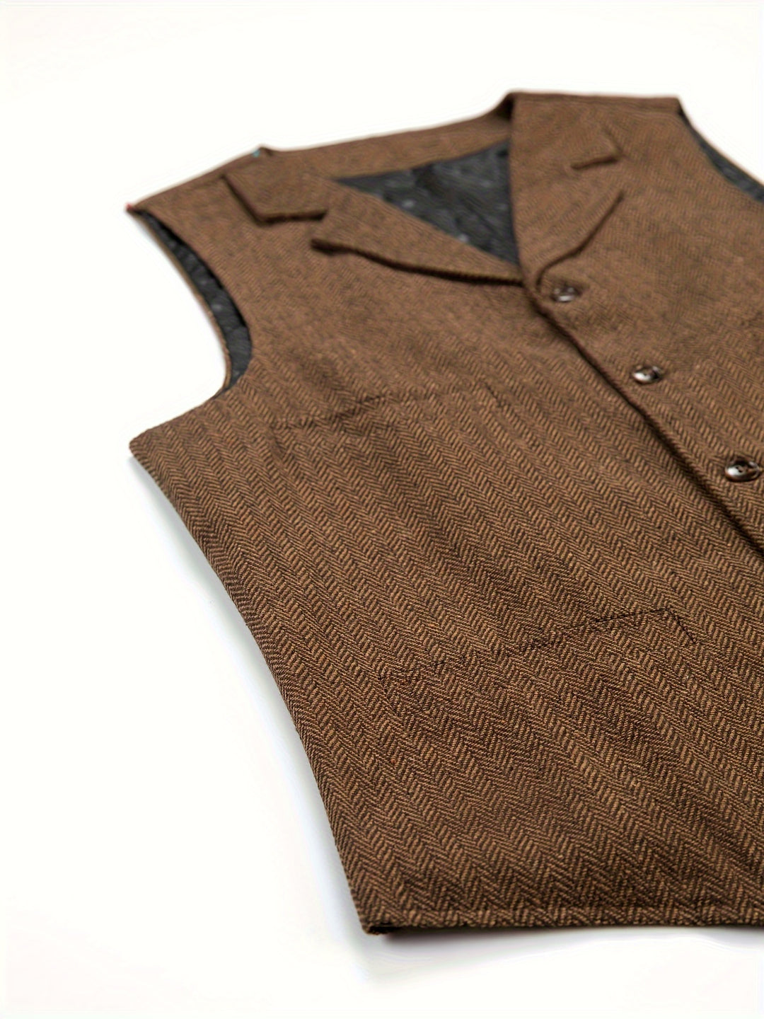 Waylon | Heritage Herringbone Vest