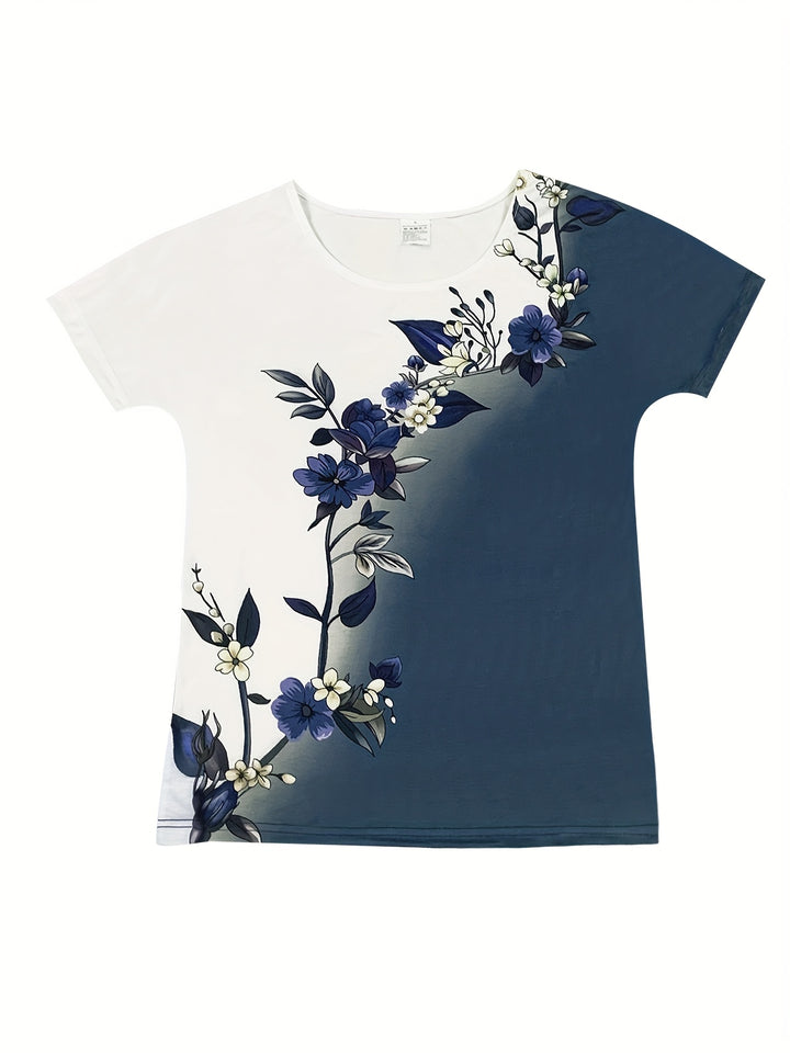 Meredith | Floral Gradient Top