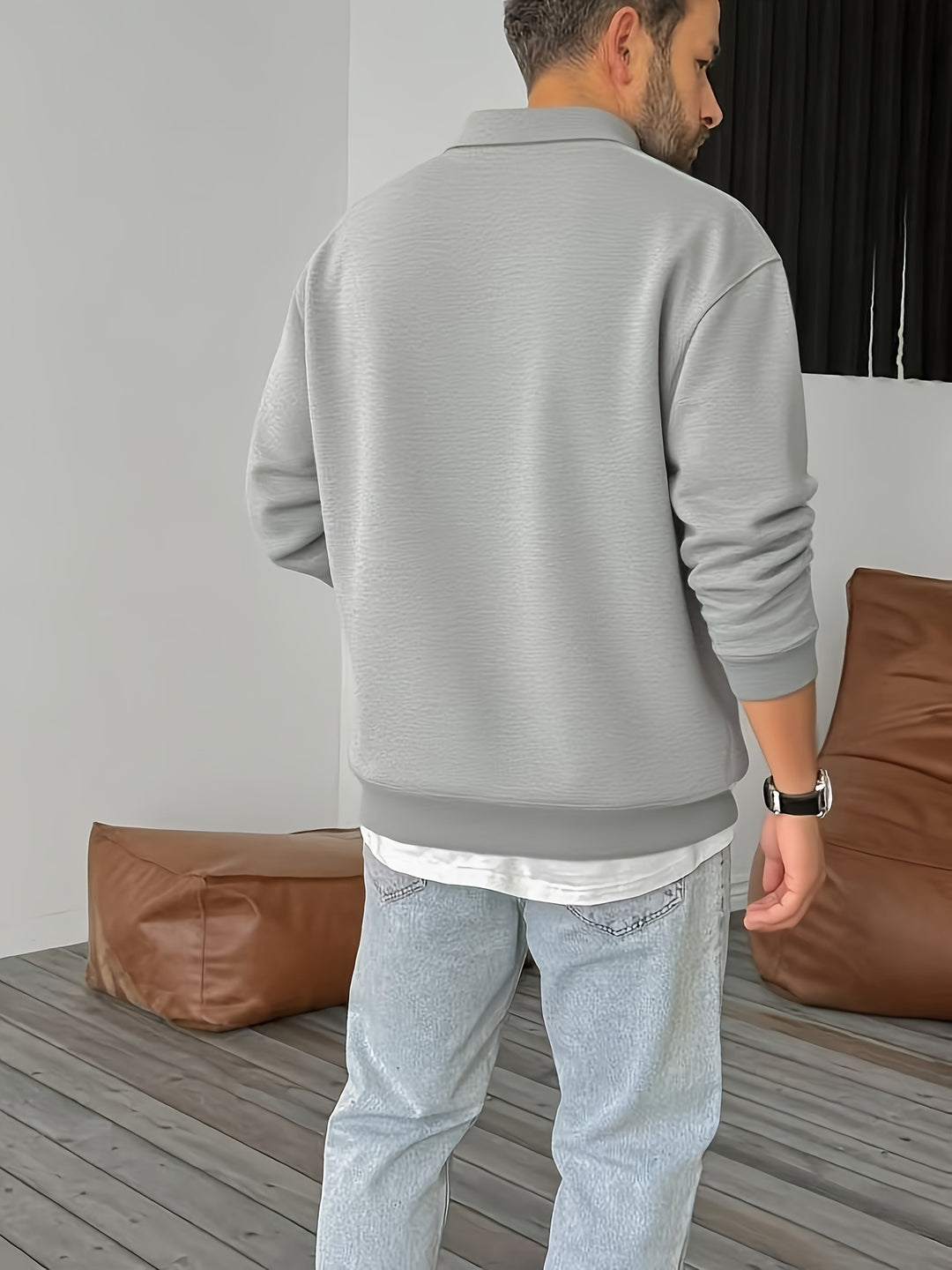 Hayden | Refined Half-Zip Sweatshirt