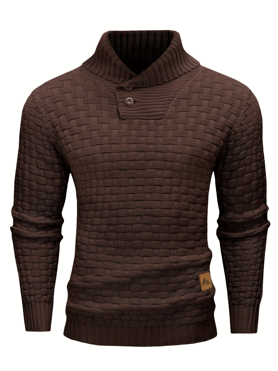 Malcolm | Textured Shawl-Collar Sweater