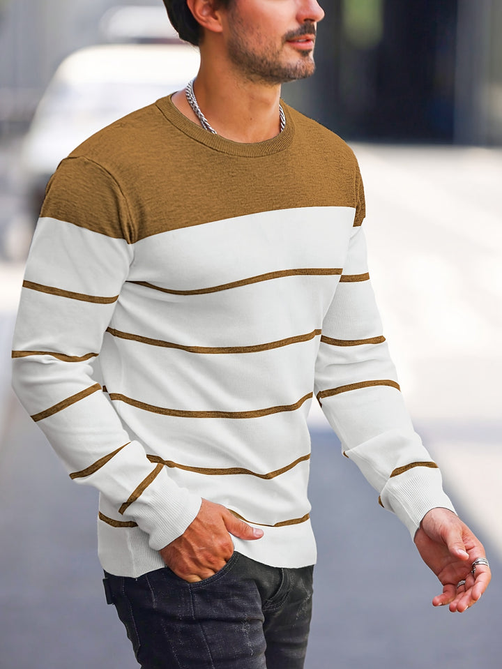 Bennington | Classic Striped Crew Neck Sweater