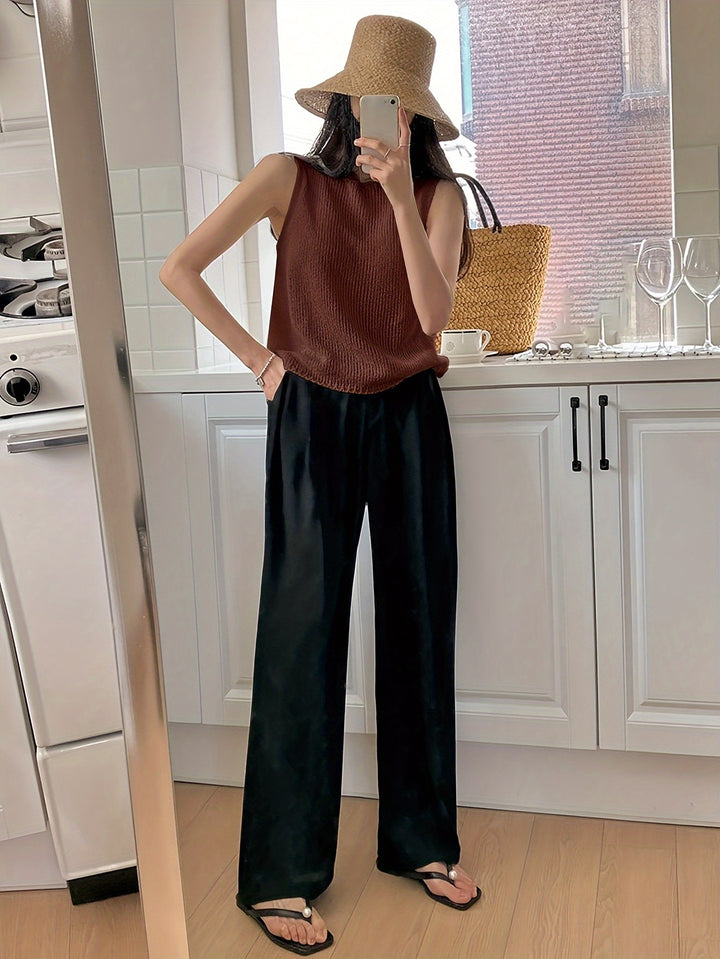 Willa | Relaxed Sleeveless Knit Top