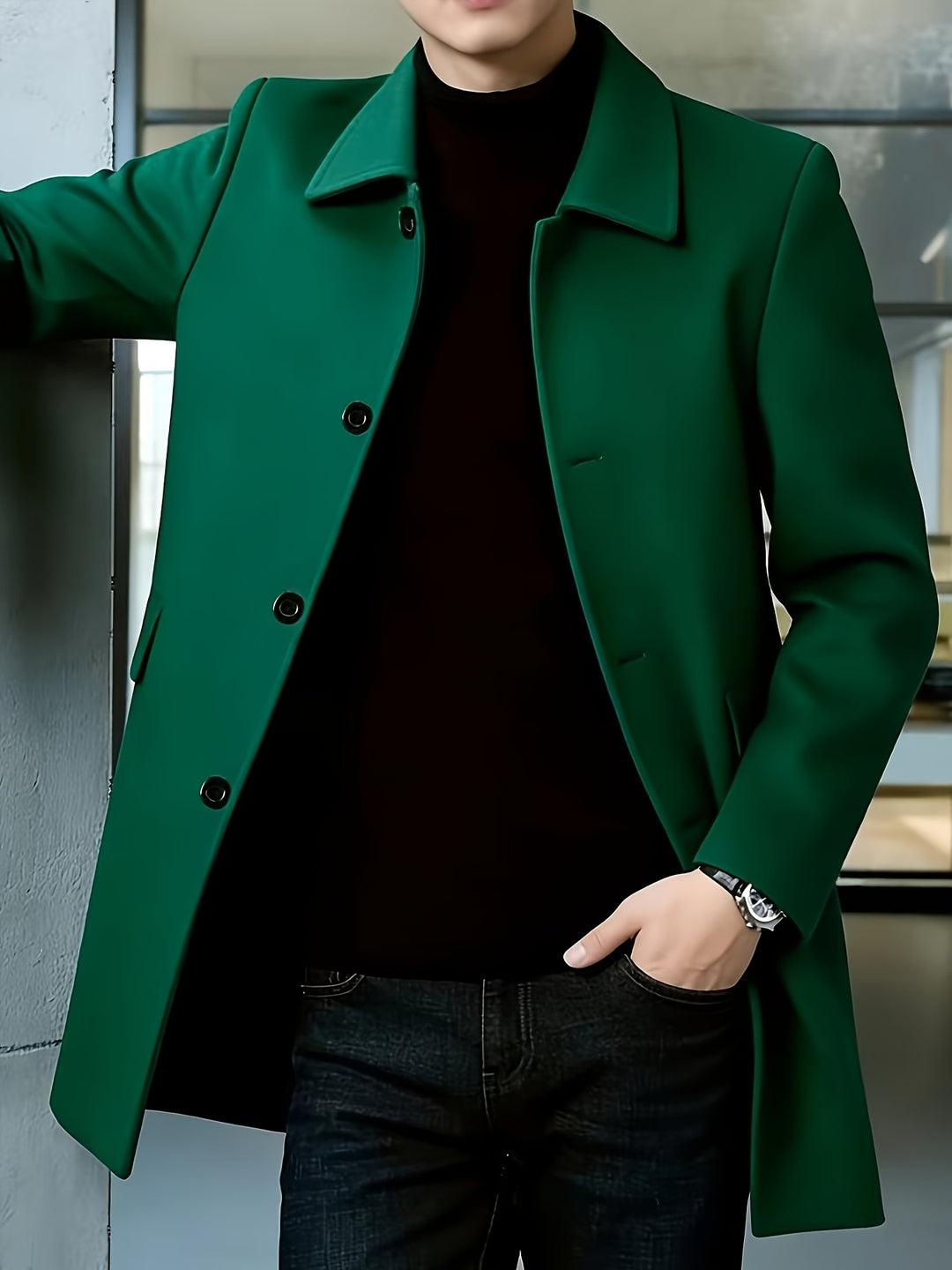 Anthony | Refined Single-Breasted Coat