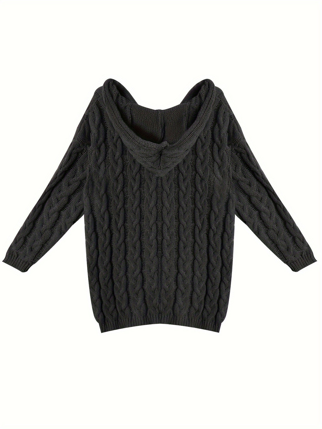 Delphi | Relaxed Cable-Knit V-Neck Sweater
