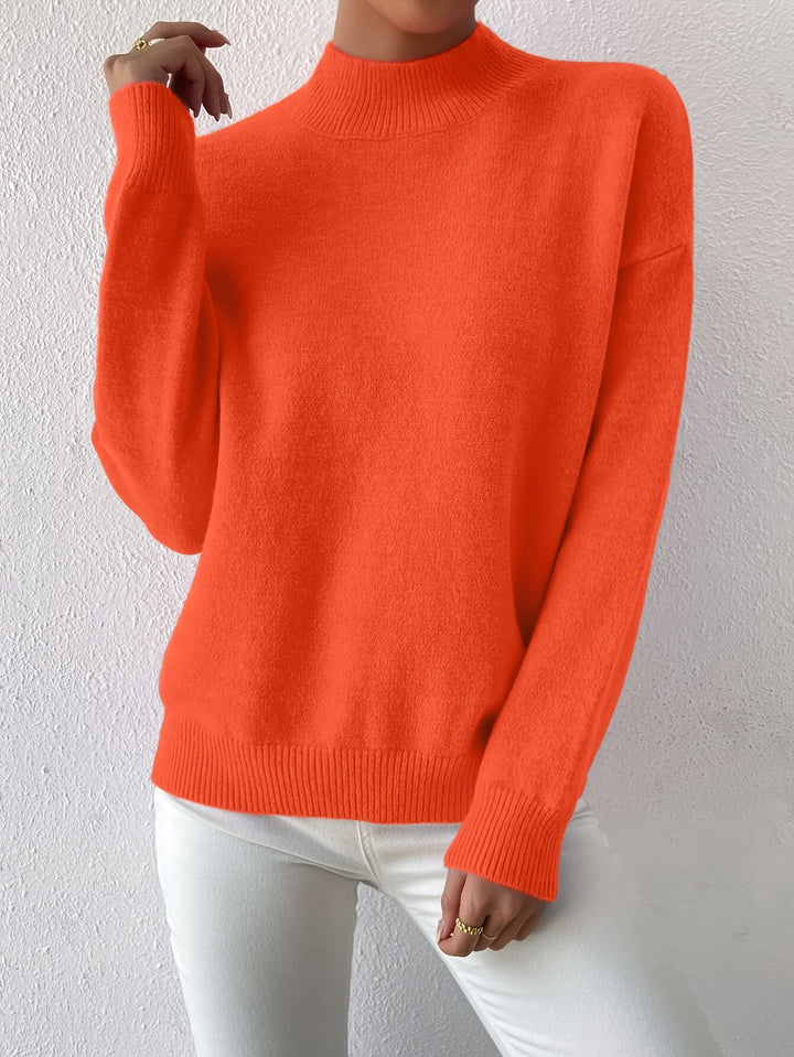 Annika | Refined Mock Neck Sweater