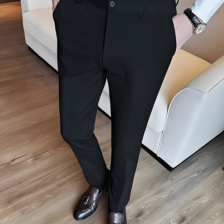 Foster | Tailored Straight-Leg Dress Trousers
