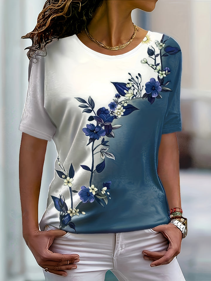 Meredith | Floral Gradient Top