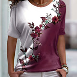 Meredith | Floral Gradient Top