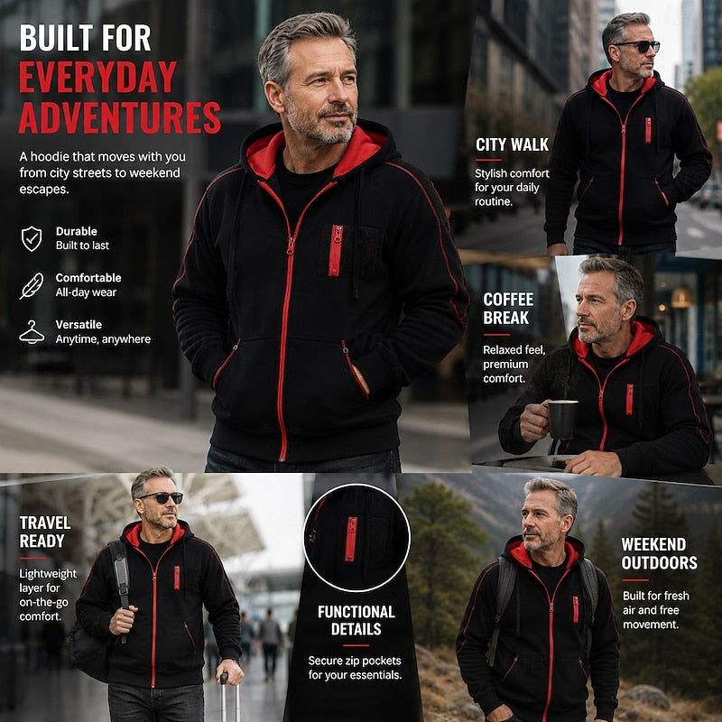 Bryce | Full-Zip Hooded Jacket